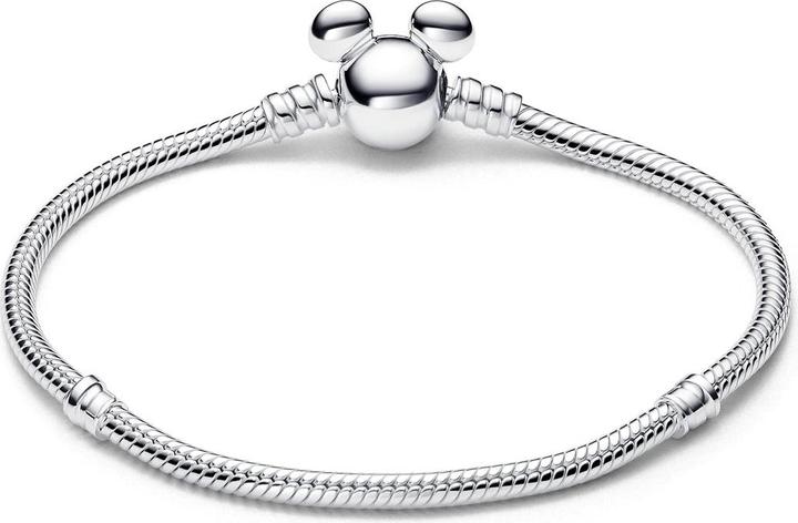 Immagine prodotto Pandora Bracciale a maglie di serpente Disney Mickey Mouse Clasp Moments (20 cm, Argento 925)