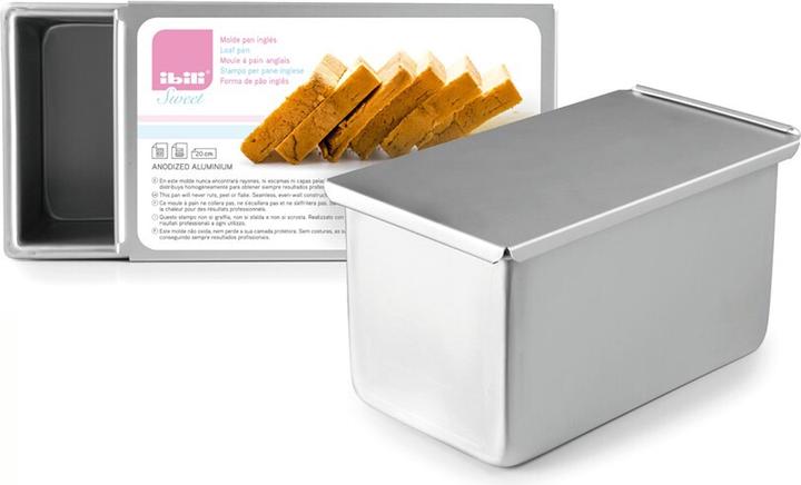 Produktbild Ibili Aluminium-Brotkasten mit Deckel, 19 cm, 2,3 L