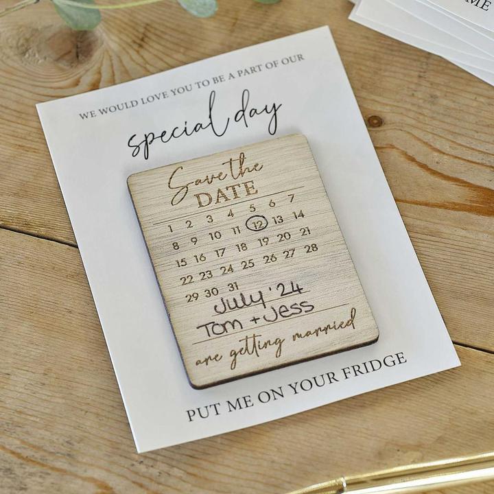 Image du produit Ginger Ray Magnet calendrier - Save the date (10 x)