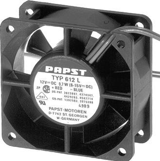 Produktbild Papst Lüfter Metallgleitl.Dc80mm 33cu.m/h 12V (80 mm, 1 x)