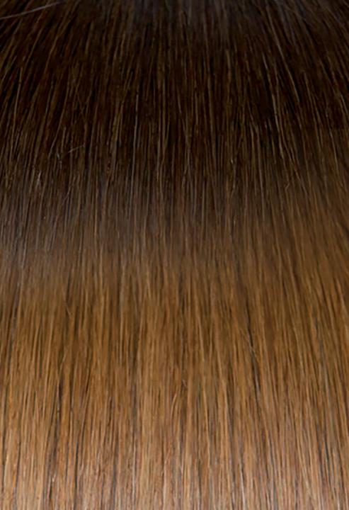 Immagine prodotto Seiseta Classic Keratin Fusion Smooth Ombré 6/27 Biondo Tabacco Marrone Chiaro 50/55 cm (Biondo chiaro-tabacco, 55 cm)
