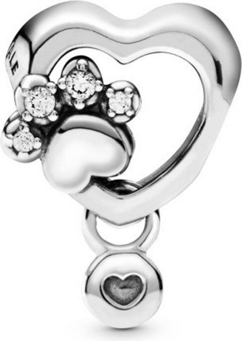 Produktbild Pandora Paw Heart Charm (Sterlingsilber)