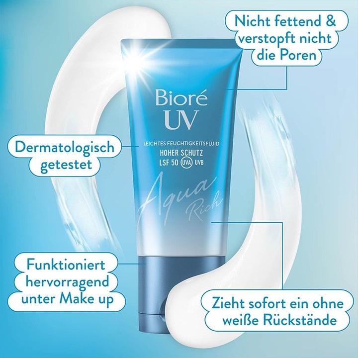 Image du produit Bioré Aqua Rich UV (Crème solaire, SPF 30, 50 ml)