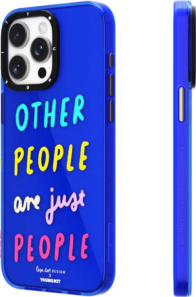 Immagine prodotto Youngkit Sleeve @LisadotDesign Citazioni Positive Caso Altro (Apple iPhone 15)