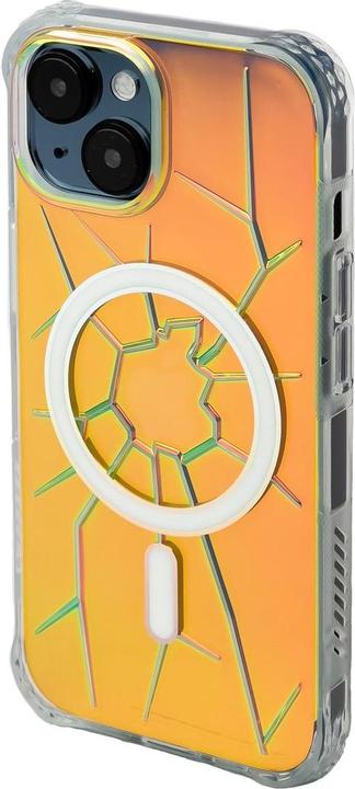 Immagine prodotto Kingxbar Custodia in silicone MagSafe PQY Crack Series per iPhone 15 - olografica (Apple iPhone 15)