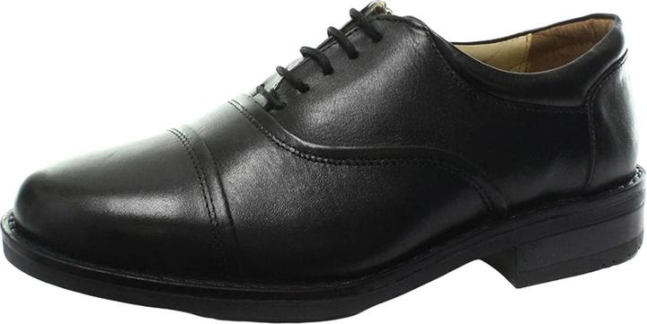 Actual product image Roamers Leather Flexi Capped Oxford Shoes (47)