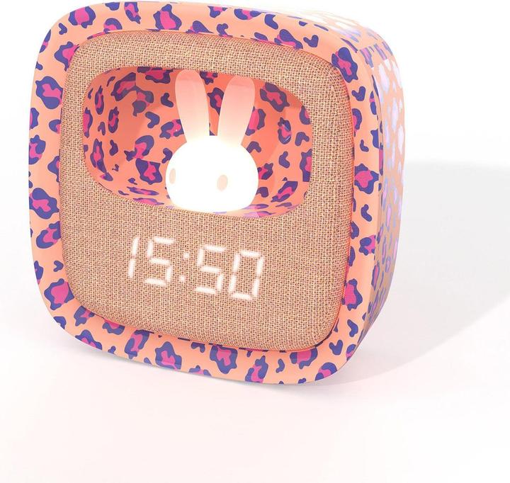 Produktbild Mobility on Board MOB Wecker mit Licht Billy Clock Leopard Rose