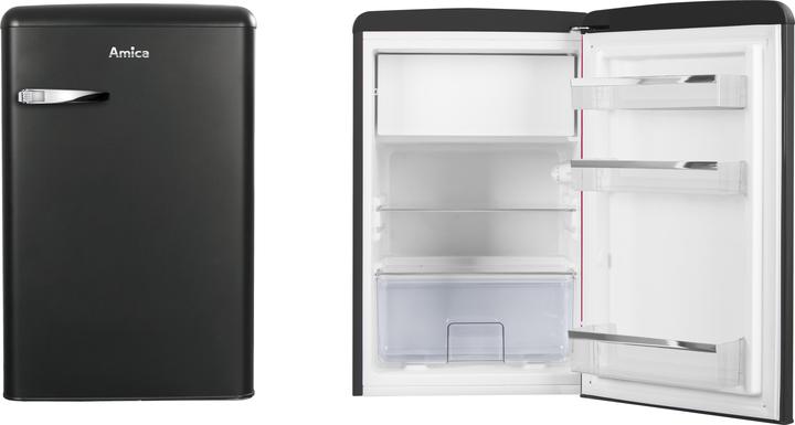 Produktbild Amica Kühlschrank mit Gefrierfach KS 15167 MS BxHxT 55 x 87.5 x 61.5 cm Kühlteil 95 l Gefrierteil 13 (108 l)
