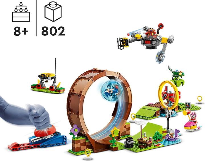 Produktbild LEGO Sonics Looping-Challenge in der Green Hill Zone (76994, LEGO Sonic)
