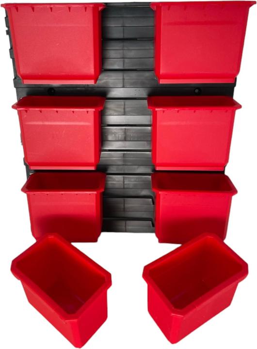 Immagine prodotto Tool Brothers Set di contenitori RHINO Toolbrothers No. 2 Parete dell'officina 39 x 35 cm con 8 contenitori per