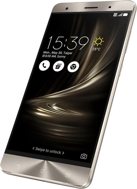 Actual product image ASUS ZenFone 3 Deluxe ZS570KL (64 GB, Glacial Silver, 5.70", Dual SIM, 23 Mpx, 4G)