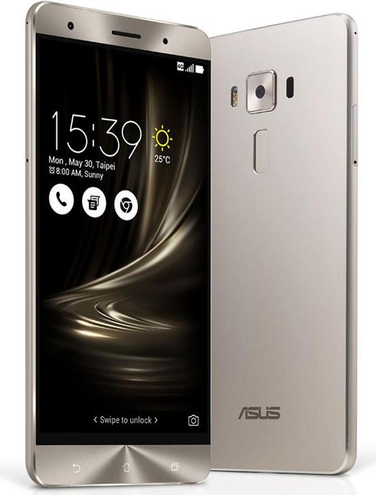 Actual product image ASUS ZenFone 3 Deluxe ZS570KL (64 GB, Glacial Silver, 5.70", Dual SIM, 23 Mpx, 4G)