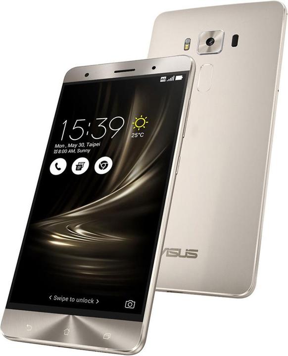 Actual product image ASUS ZenFone 3 Deluxe ZS570KL (64 GB, Glacial Silver, 5.70", Dual SIM, 23 Mpx, 4G)