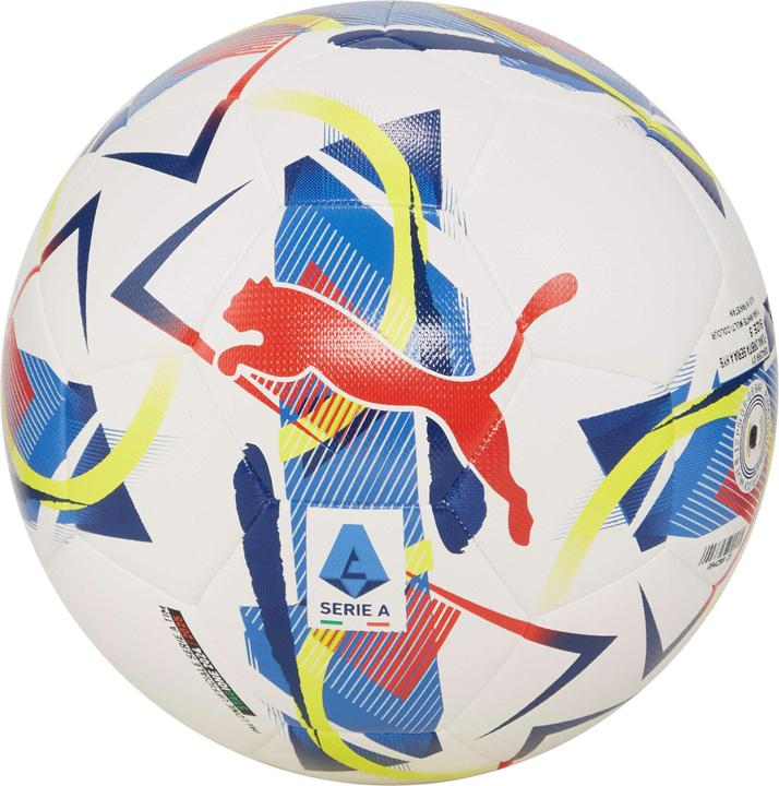 Actual product image Puma Piłka nożna Orbita Serie A Hybrid biało-niebiesko-czerwona 84299 01 5