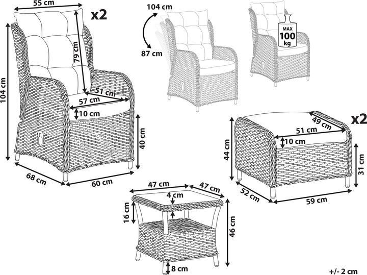 Actual product image Beliani Ponza