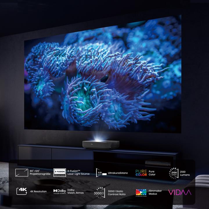 Image du produit Hisense PL1HE (4K, 2100 lm, 0.25:1)