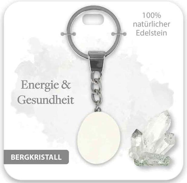 Produktbild BB Klostermannn Schlsselanhnger Edelstein Bergkristall