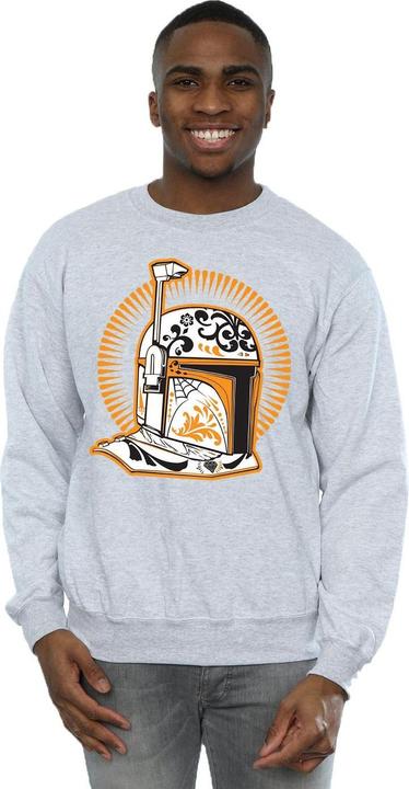 Immagine prodotto Star Wars Boba Fett Dia De Los Muertos Felpa Uomo (XL)