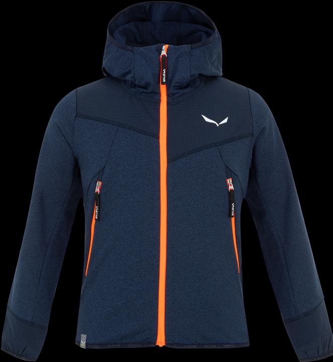 Produktbild Salewa Agner Melange Polarlite Full Zip Kinder Kapuzenjacke (140)