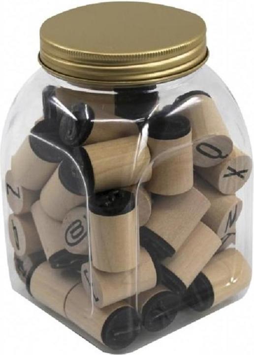 Produktbild Artoz Motivstempel-Set Alphabet Hellbraun