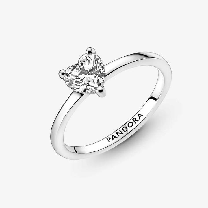 Produktbild Pandora Ring funkelndes Herz (14, 54, 925 Silber)