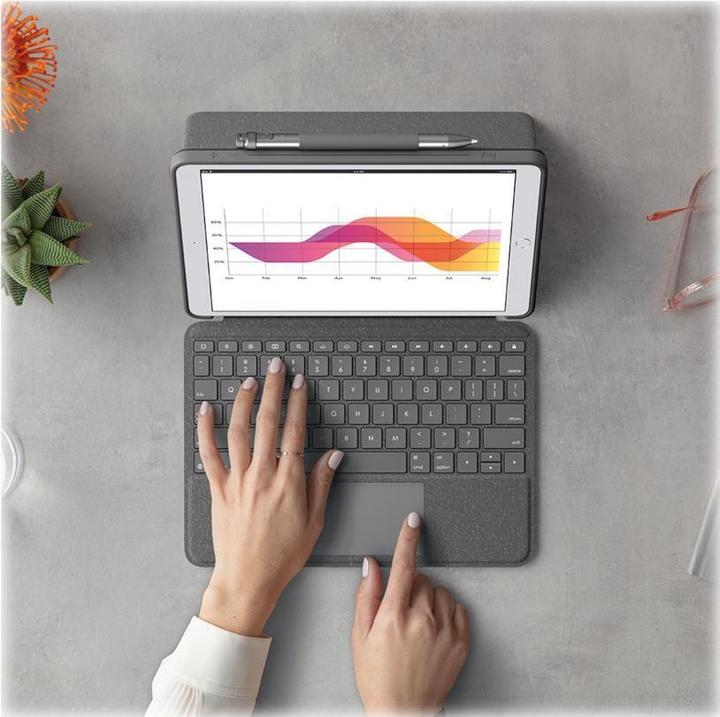 Image du produit Logitech Combo Touch Pour Ipad (10th Gen) (ING. Int., iPad 2022 (10e génération))