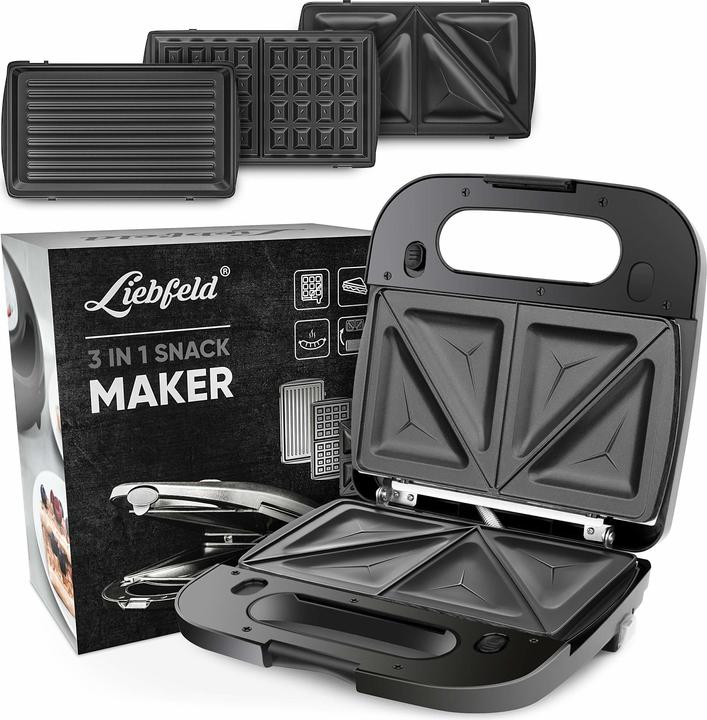 Liebfeld 3in1 Sandwich Maker