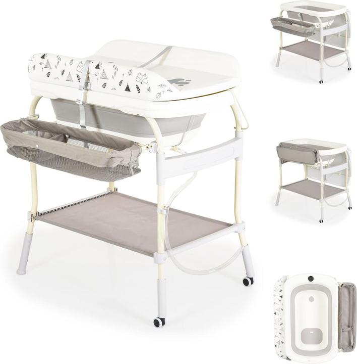 Actual product image Cangaroo Baby bathtub Changing table 2in1