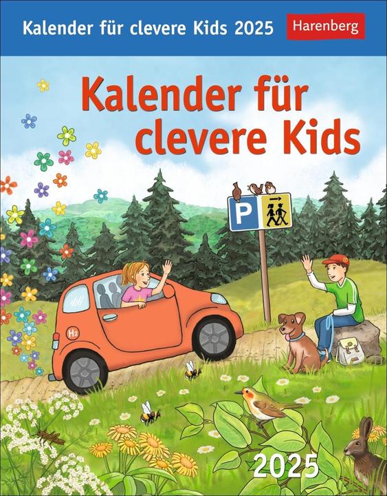 Harenberg Kalender für clevere Kids Tagesabreisskalender 2025 (Deutsch)