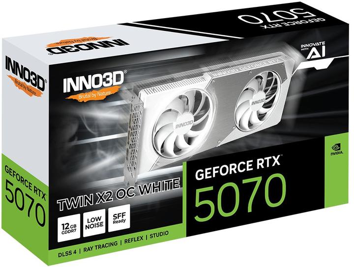 Immagine prodotto Inno3D GeForce RTX 5070 Twin X2 OC White (12 GB)