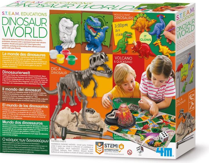 Actual product image 4M STEAM POWERED KIDS / Dinosaur World - (4M-5540)