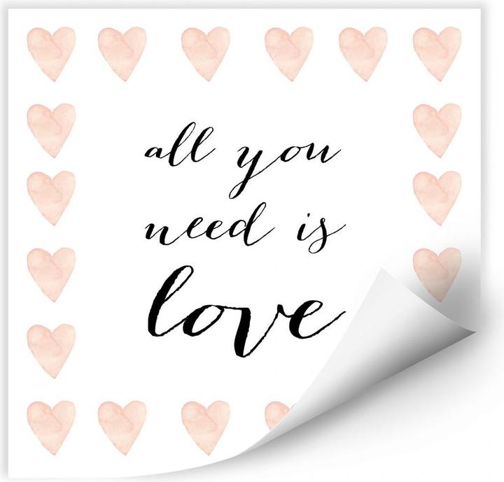 Produktbild Trenddeko All you need is love (50 x 50 cm)