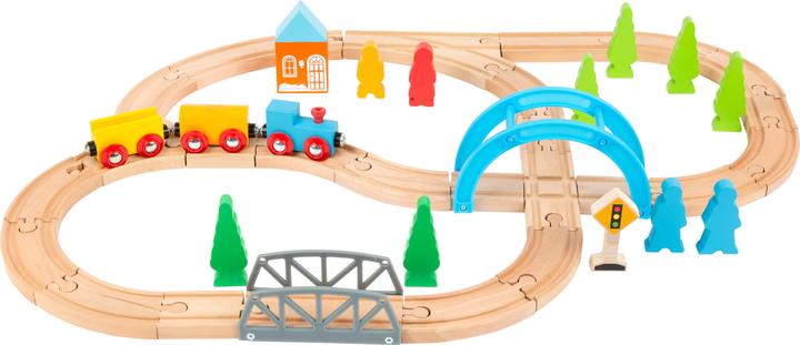 Actual product image small foot Wooden Train Great Journey