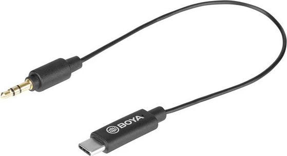 Image du produit Boya Adaptateur universel BY-K2 3,5 mm TRS vers USB-C (0.20 m, Jack 3,5 mm (AUX))
