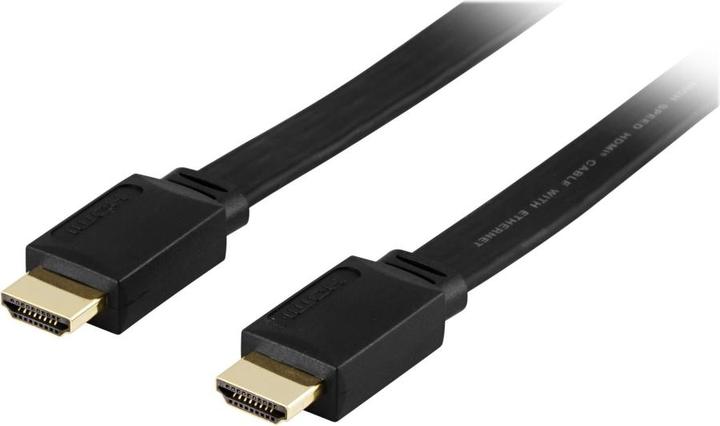 Produktbild Deltaco HDMI-1070F HDMI cable HDMI Type A (Standard) Black (10 m, HDMI)