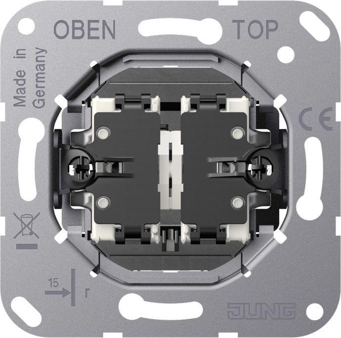 Actual product image JUNG Tilt switch for blinds K509VEU 1-pole 1 drive
