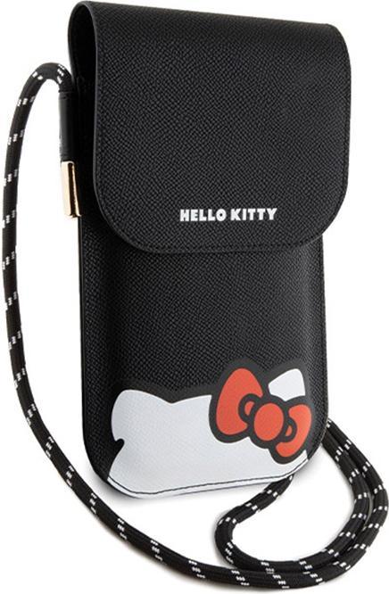 Productafbeelding Hello Kitty Torebka HKOWBPSCKEK czarny/zwart Leren Schuilplaats Kitty Koord
