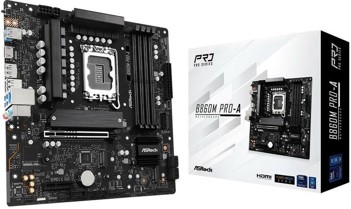 Produktbild AsRock B860M Pro-A DDR5 Intel S retail (Socket S1, Intel B860, mATX)