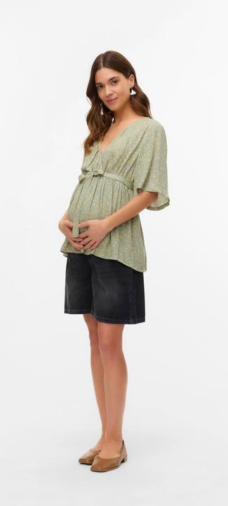 Actual product image Mamalicious Normal geschnitten V-Ausschnitt Weite Ärmel Top Bluse (XXL)