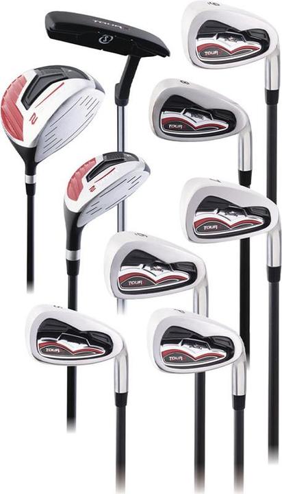 Immagine prodotto Spalding Tour2 Full Set MEN Rechtshändiges Golfset mit Trolleytasche Graphite (Mano destra)