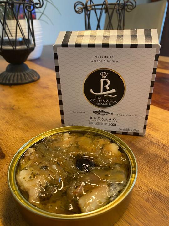 Actual product image Real Conservera Española Bacalao l Cod Portuguese style (47 g)