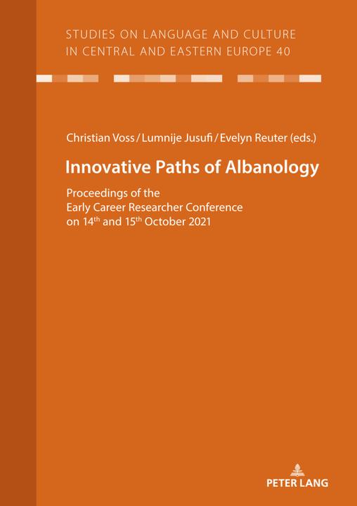 Immagine prodotto Innovative Paths of Albanology (Tedesco, Evelyn Reuter, Christian Voss, Lumnije Jusufi, 2023)