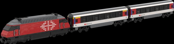 Produktbild Mobabricks Inter City-Schnellzug Set