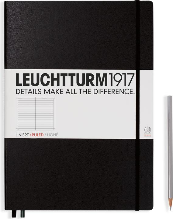 Image du produit Leuchtturm1917 Master Classic, couverture rigide (A4, À rayures, Couverture rigide)