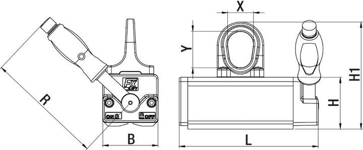 Produktbild Magni Lasthebemagnet FX-300 FLAIG