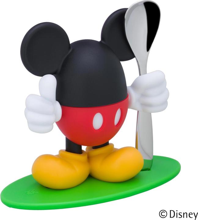 WMF Kinder Eierbecher mit Löffel Disney Mickey Mouse Kunststoff Edelstahl (1 x)
