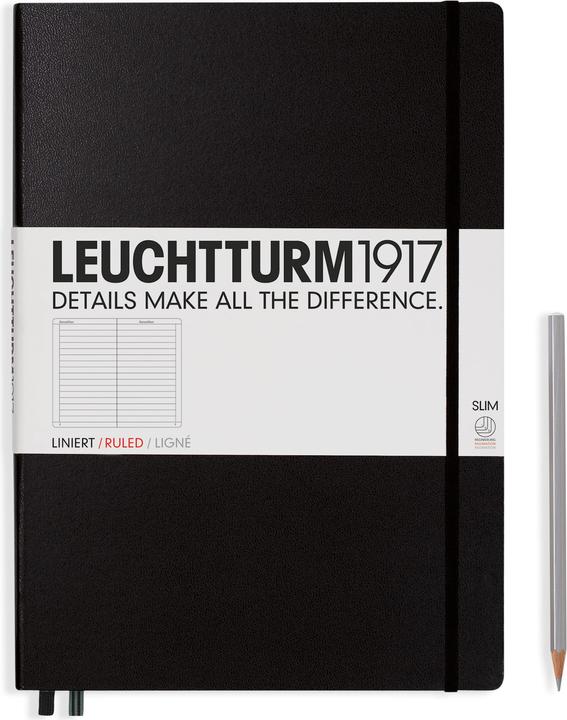 Immagine prodotto Leuchtturm1917 Master Slim, copertina rigida (A4, Righe, Copertina rigida)