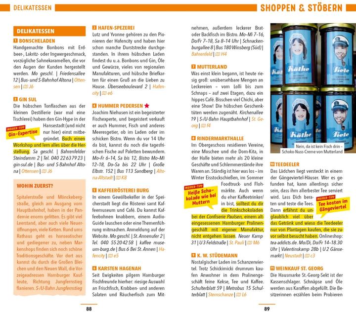 Actual product image Hamburg travel guide (German, Dorothea Heintze, 2023)