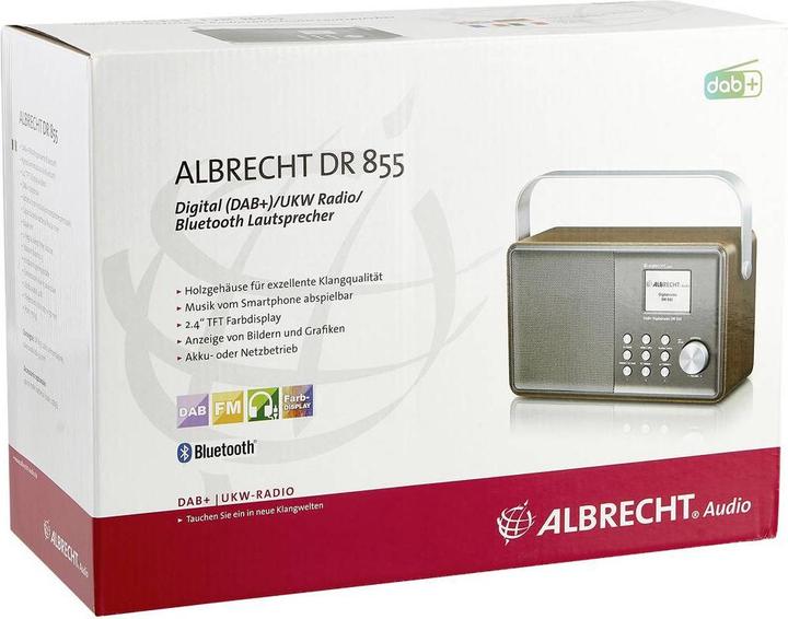 Image du produit Albrecht DR 855 (DAB+ DAB, FM, Bluetooth)
