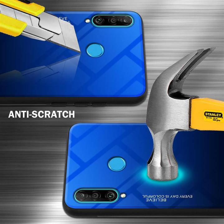 Actual product image Cadorabo TPU 2 colors glass cover (Huawei P30 Lite)
